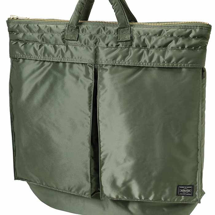 Porter Yoshida  Tanker  Way Helmet Bag & Co New 2 Grøn front zoom