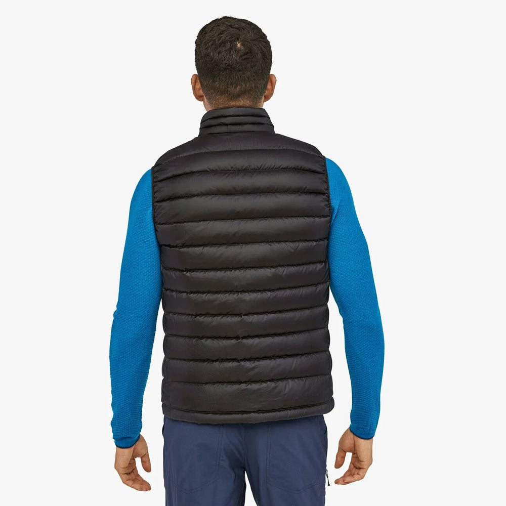 Mænd Down Sweater Vest Black