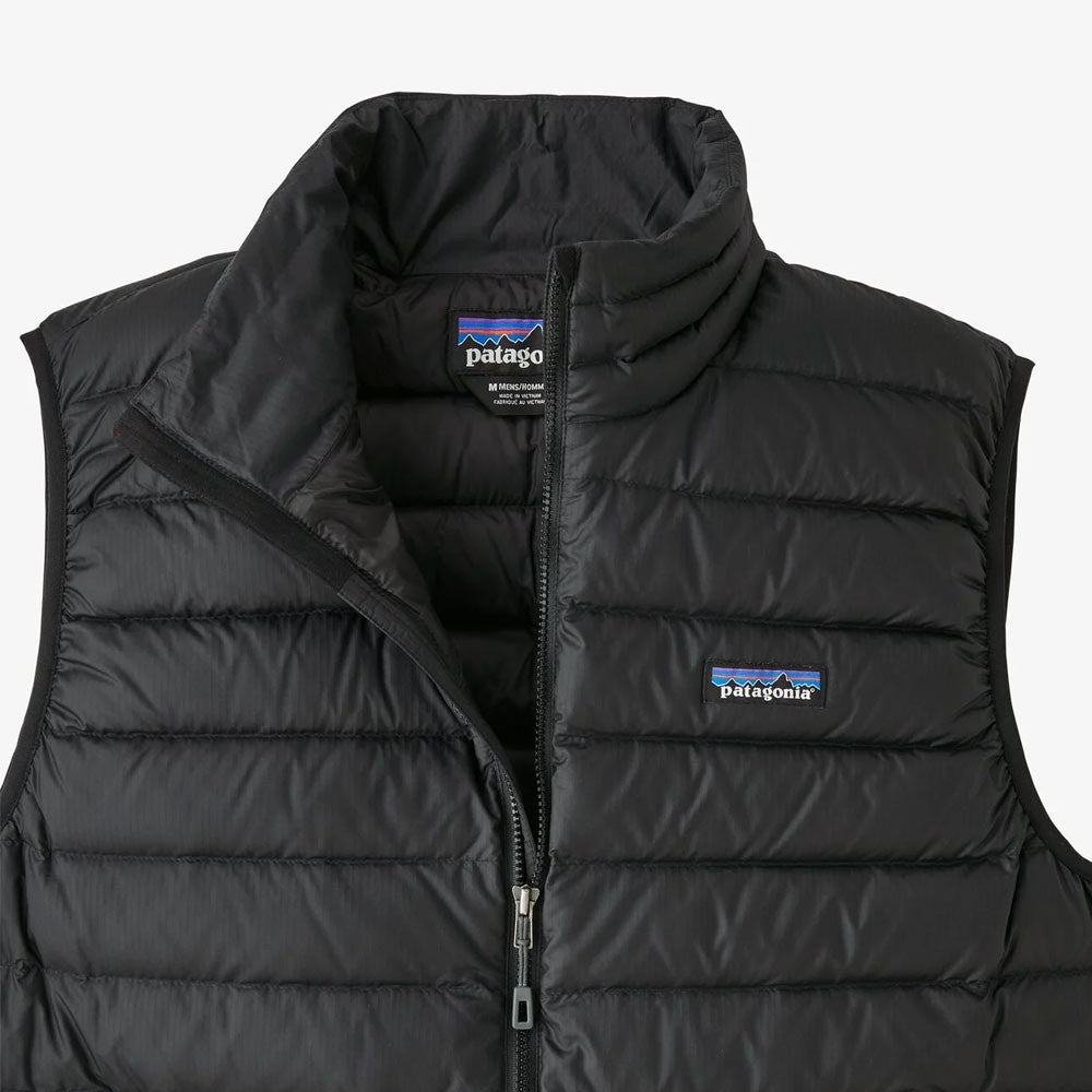 Mænd Down Sweater Vest Black