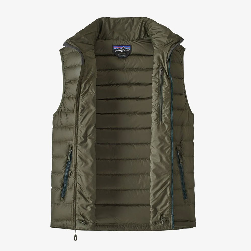 Mænd Down Sweater Vest Black