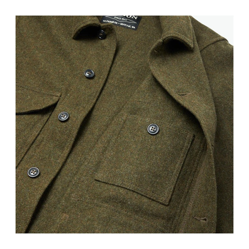 Filson Mackinaw Wool Cruiser Forest Green