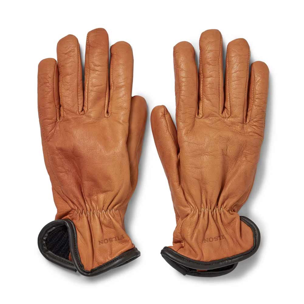 Filson Original Foret gedeskind Gloves Saddle Brown
