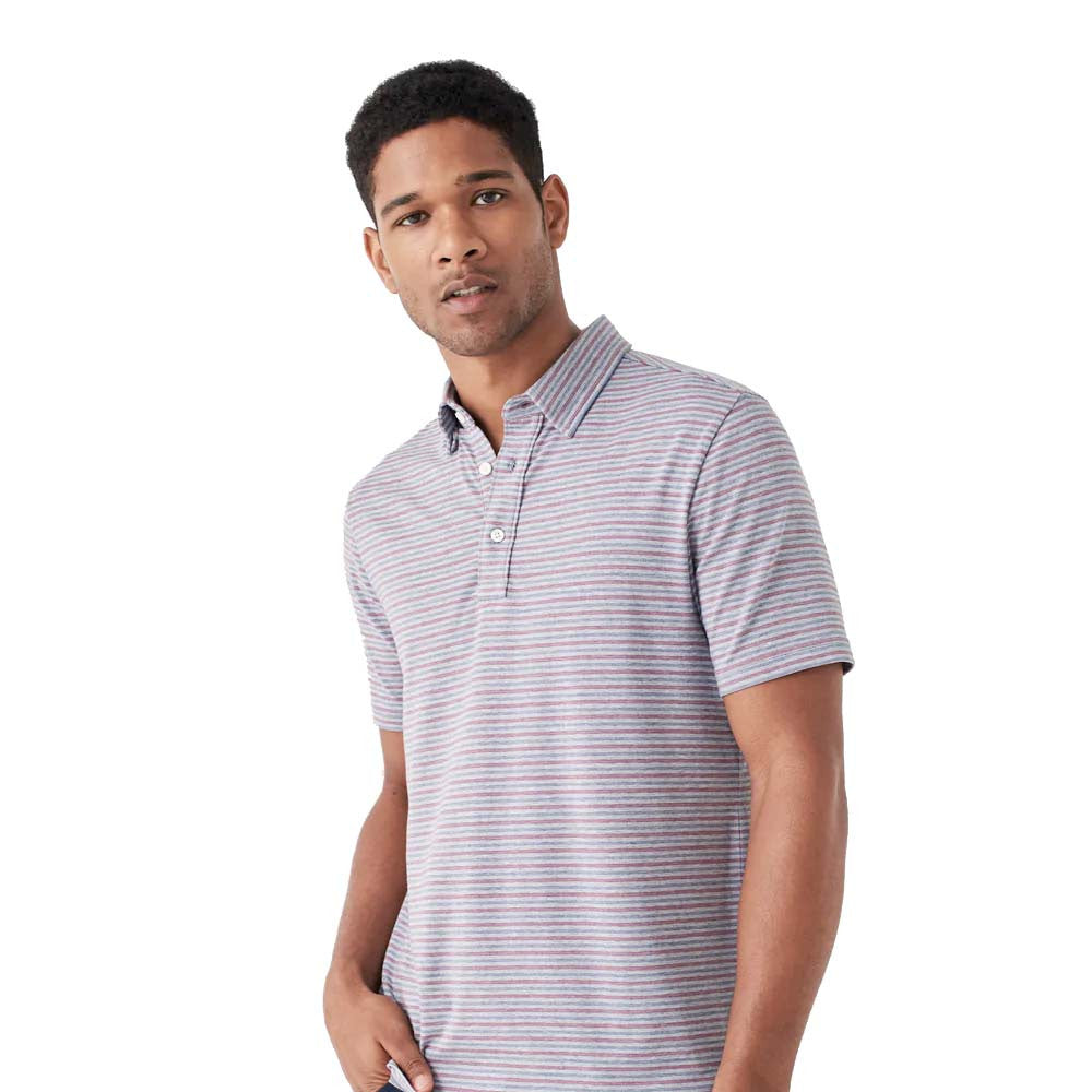 Movement SS Polo Sundown Stripe