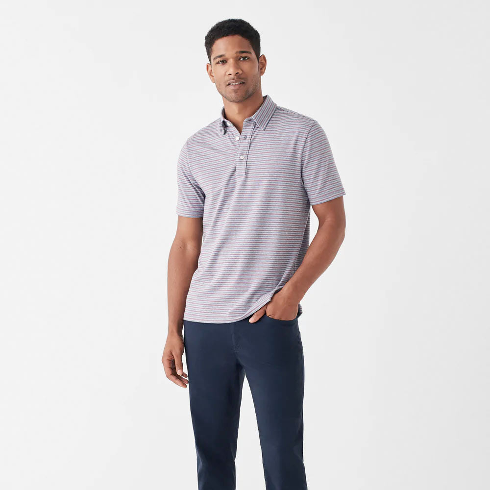 Movement SS Polo Sundown Stripe