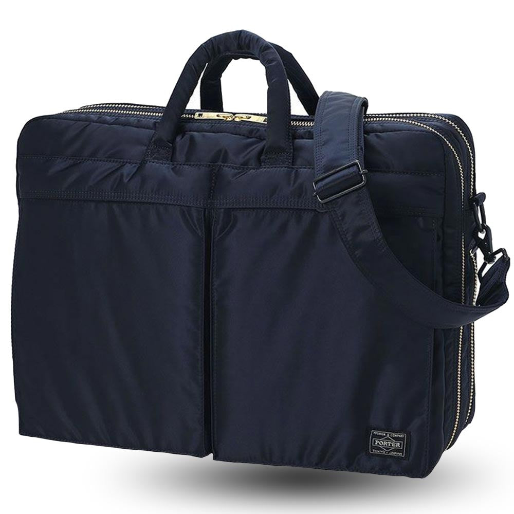 Porter Yoshida & Co Tanker 2 Way Briefcase Iron Blue