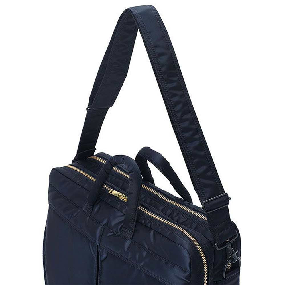 Porter Yoshida  Tanker & Co 2 Way Briefcase Iron Blue Shoulder strap