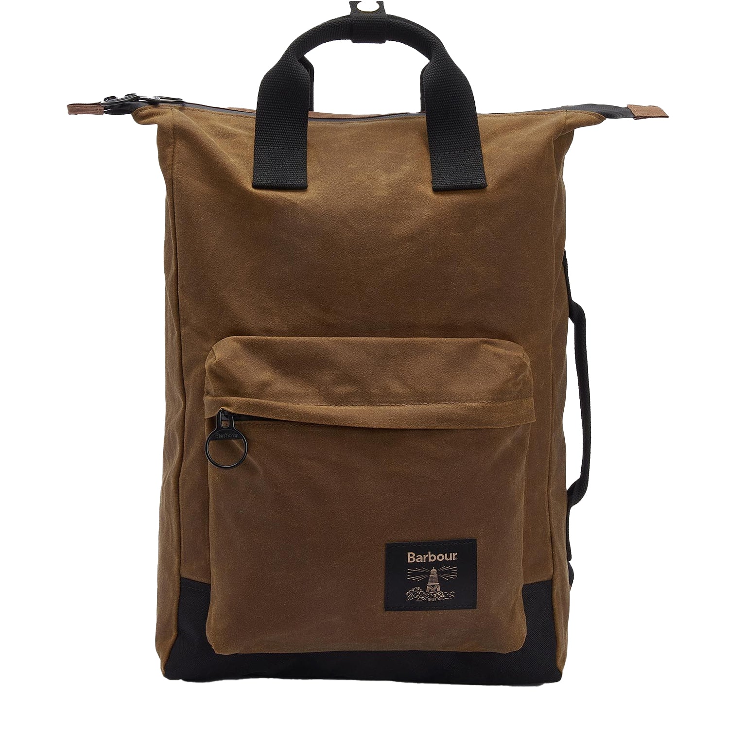 Barbour Field Wax Backpack Tan / Black