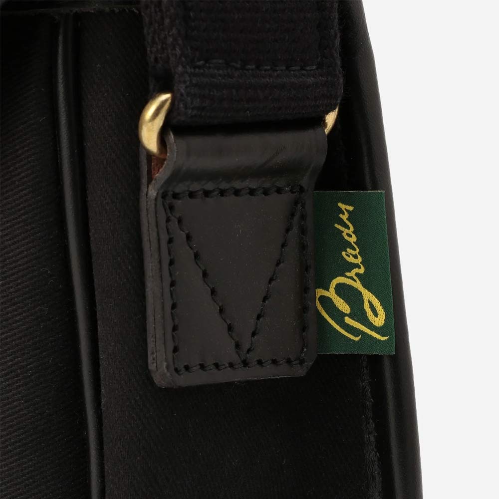 Brady Colne Bags Black side brady bags logo yellow and green