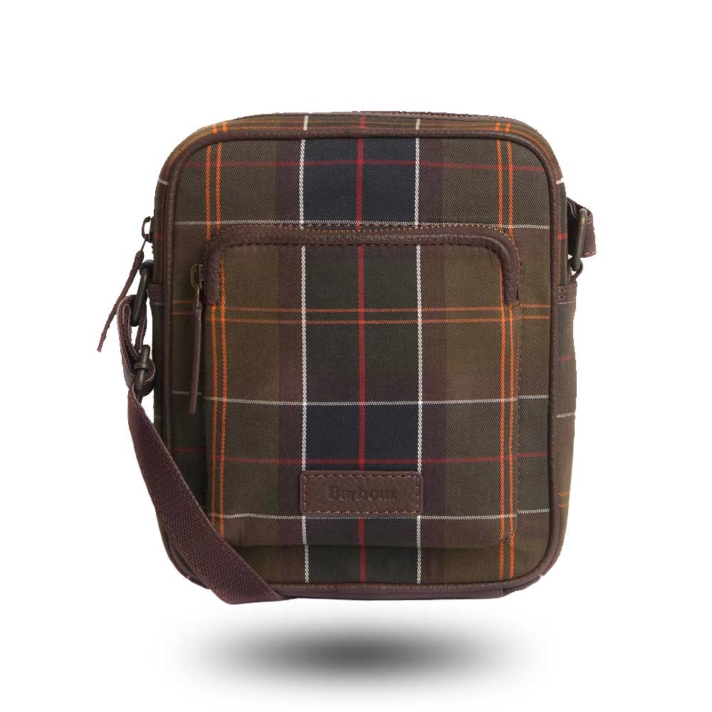 Barbour Tasche Tartan and Leather Crossbody Bag