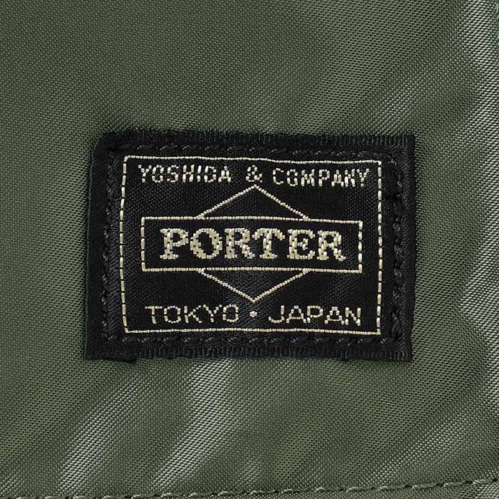 Porter Yoshida & Co Tanker New 2 Way Helmet Bag  Grün Hand Logo