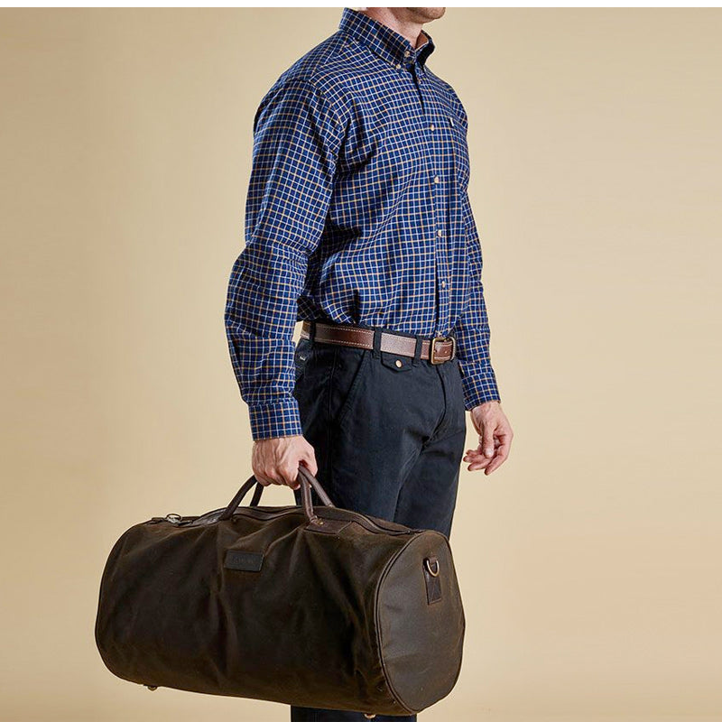 Wax Holdall Olive