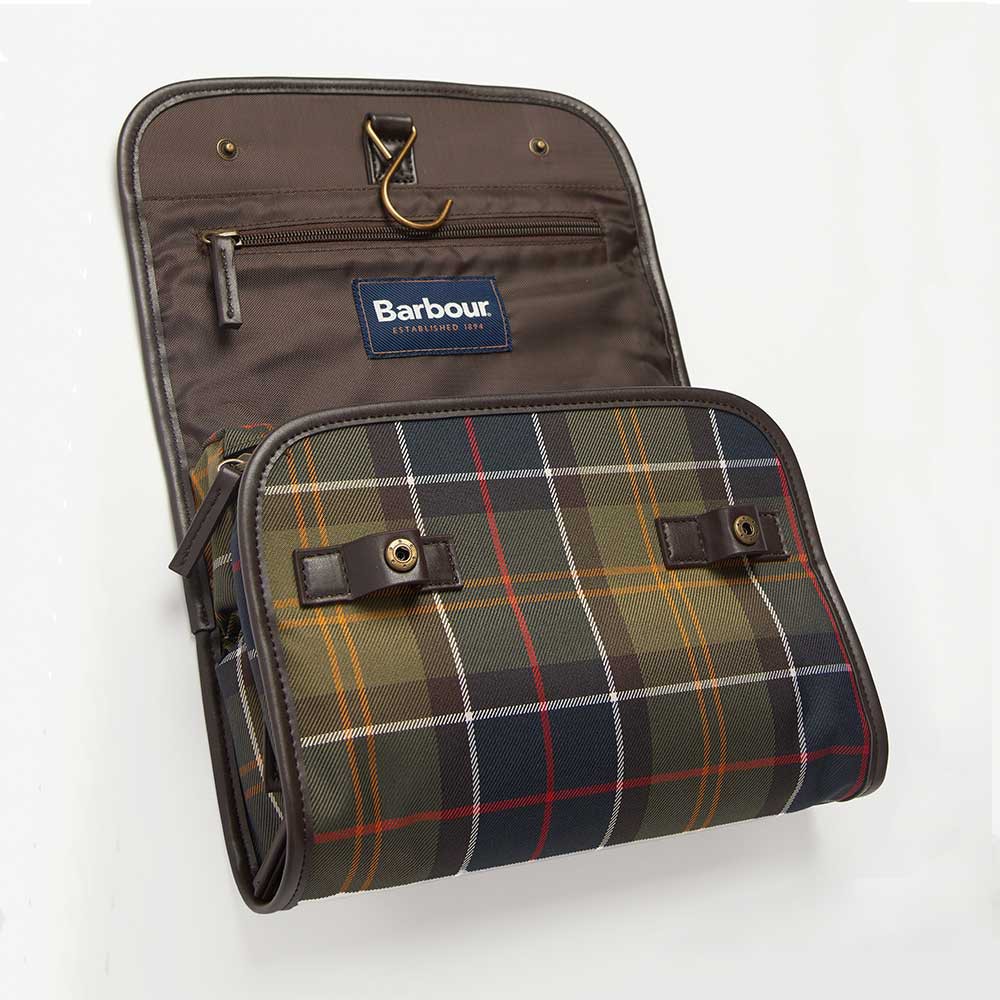 Tartan Hanging Washbag 