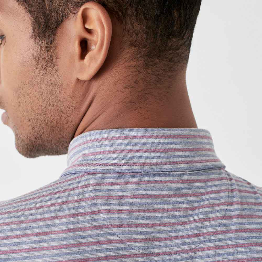 Movement SS Polo Sundown Stripe