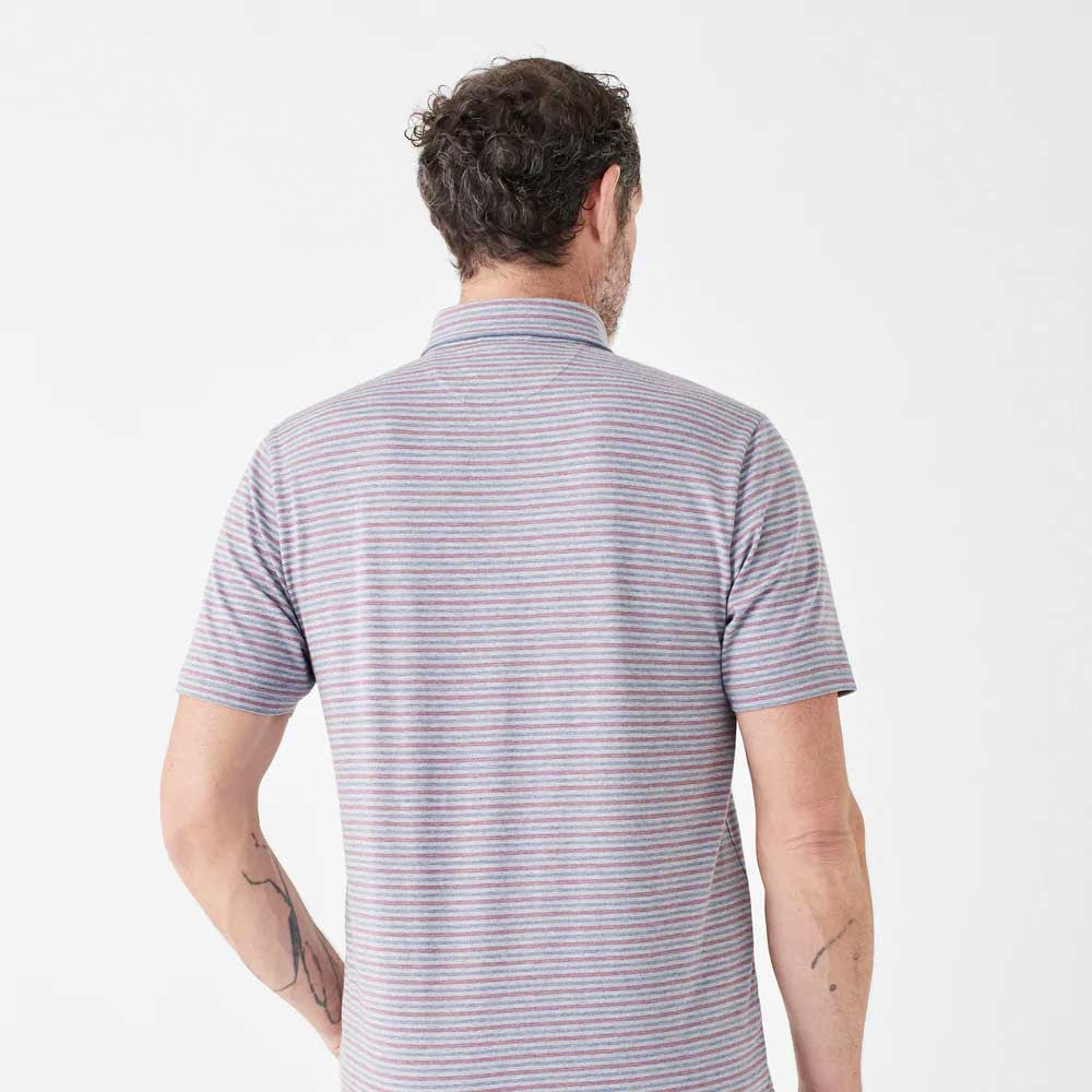 Movement SS Polo Sundown Stripe