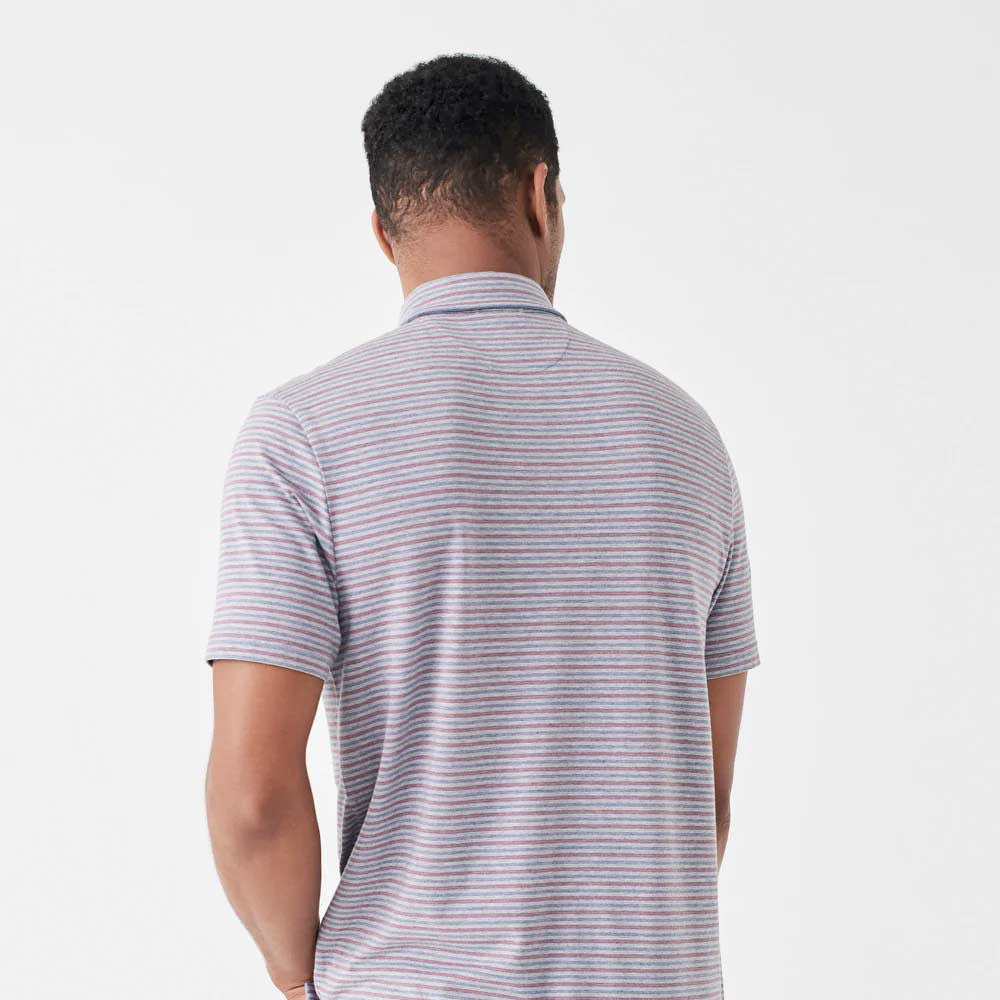 Movement SS Polo Sundown Stripe