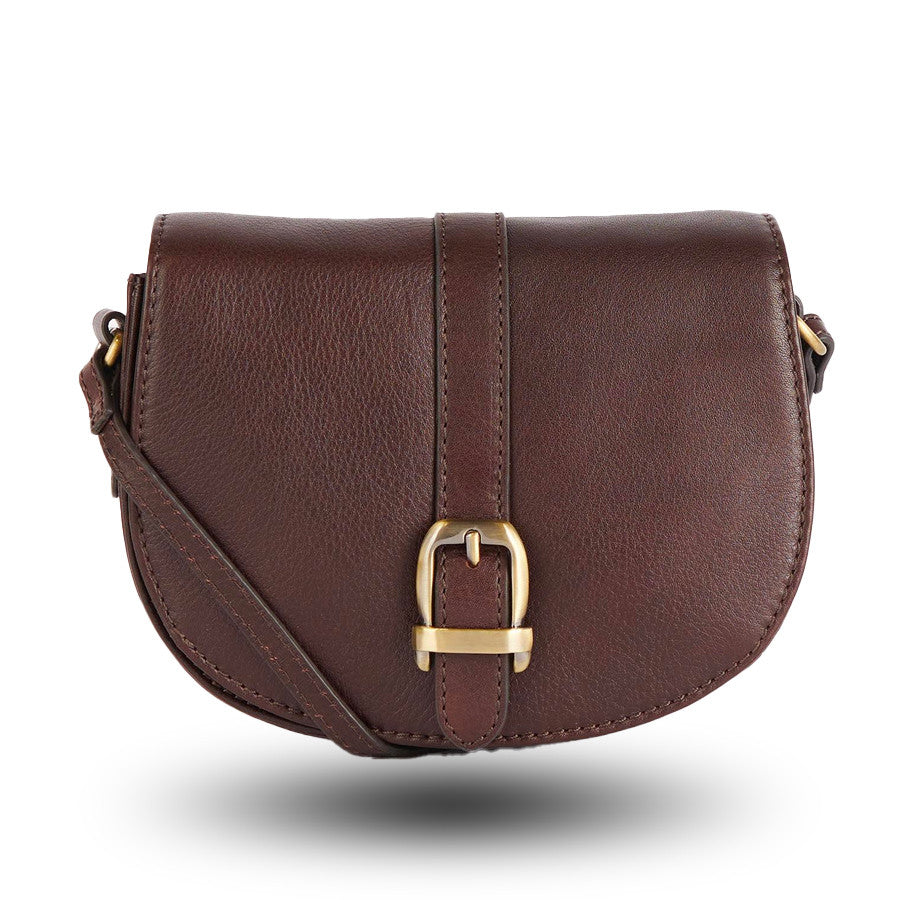 Laire Leather Saddle  Bag