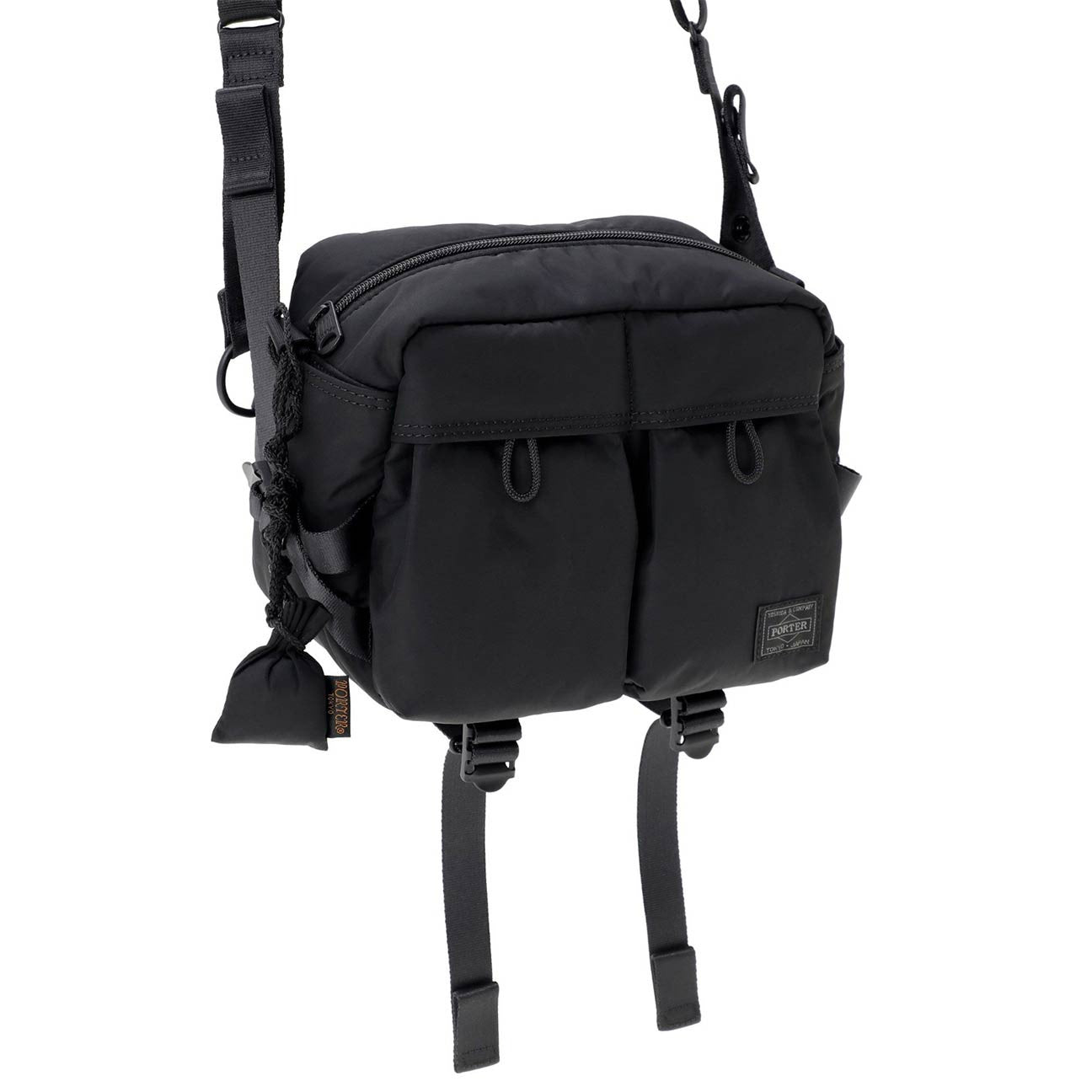 Senses Vertical Shoulder Bag Black