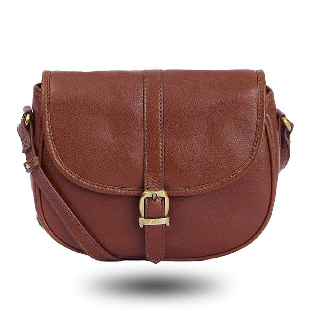 Laire Medium Leather Saddle Brown