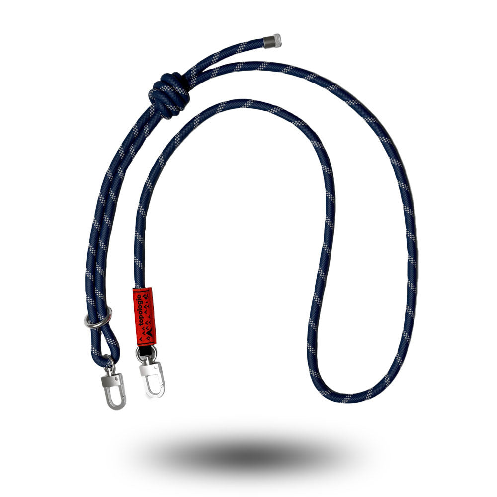 8.0 mm Rope Strap Navy  Reflective