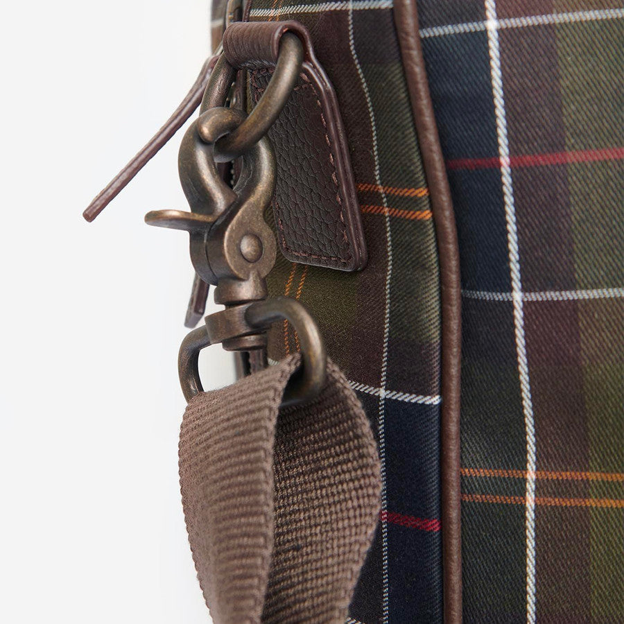 Tartan und Leather Holdall