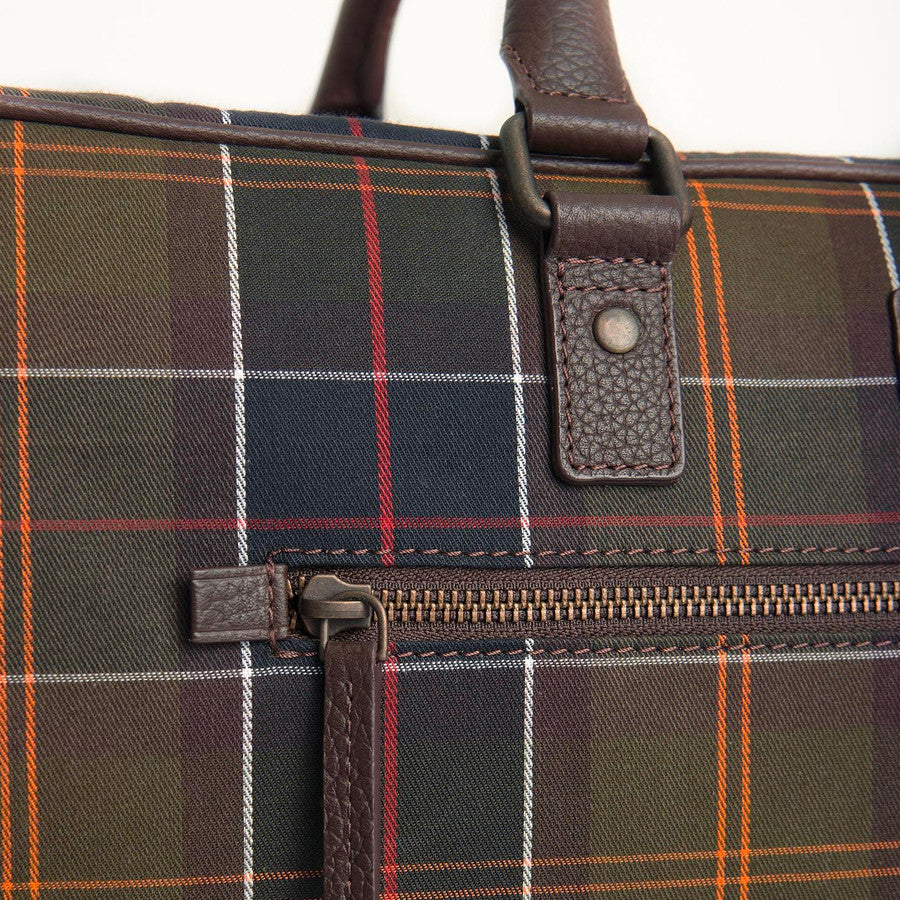 Tartan und Leather Holdall