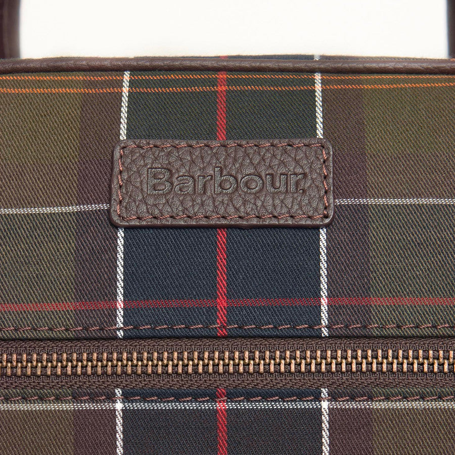 Tartan und Leather Holdall