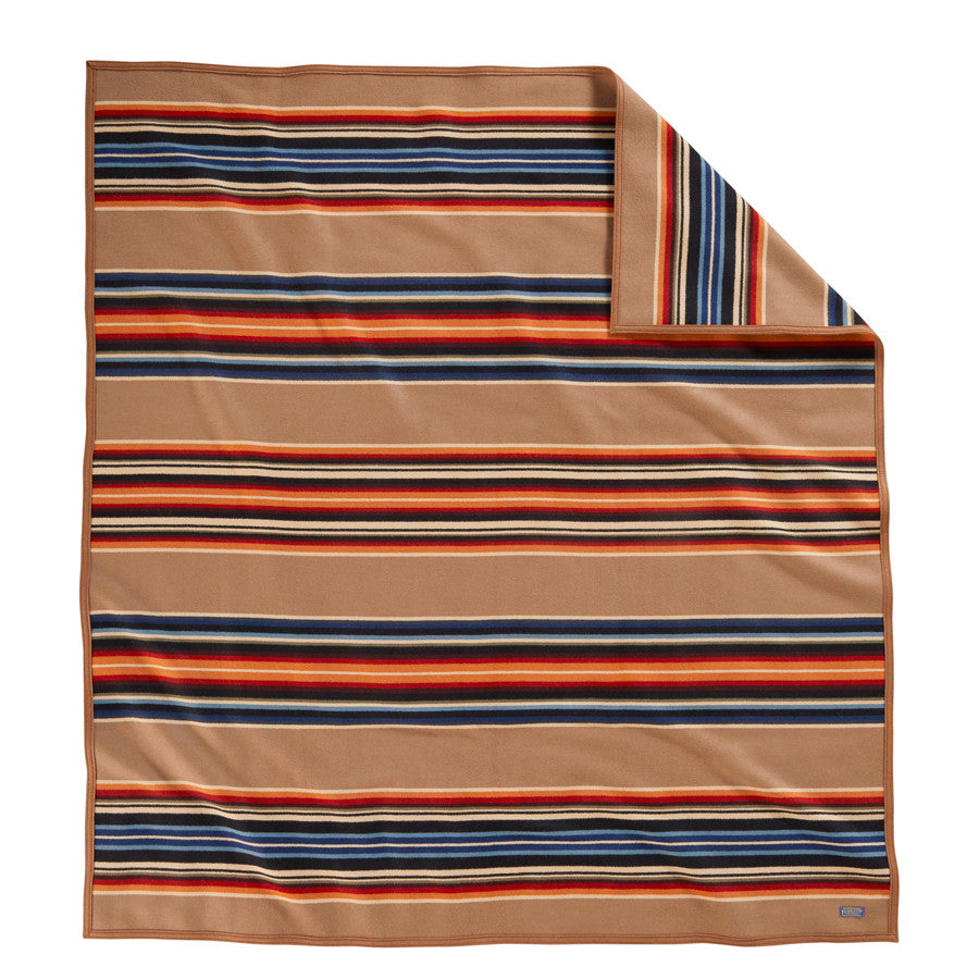 Jacquard Serape Blanket Grey Horse Khaki