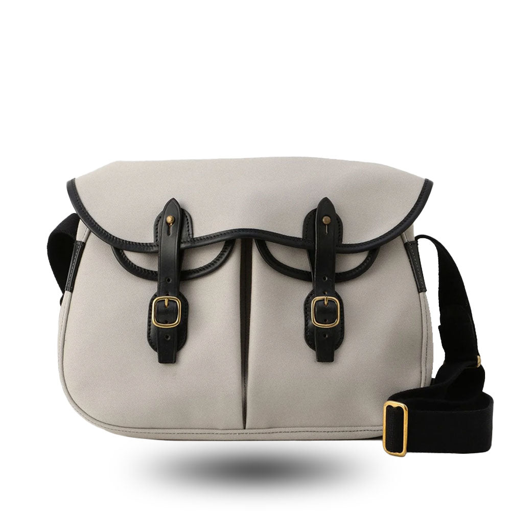 Brady bags ariel trout light  taupe leather black  with black shoulder strap