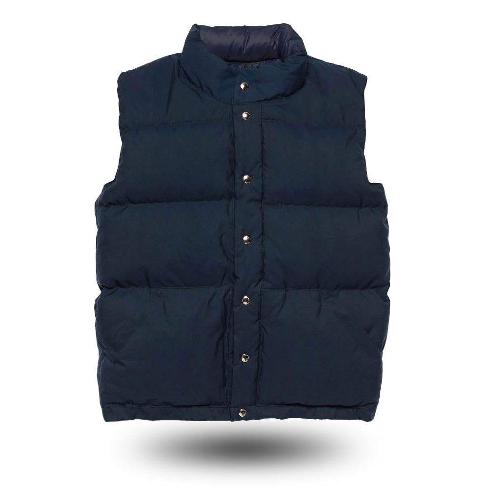 Crescent Sleeveless Down Jacket Down Works Italian Vest Navy