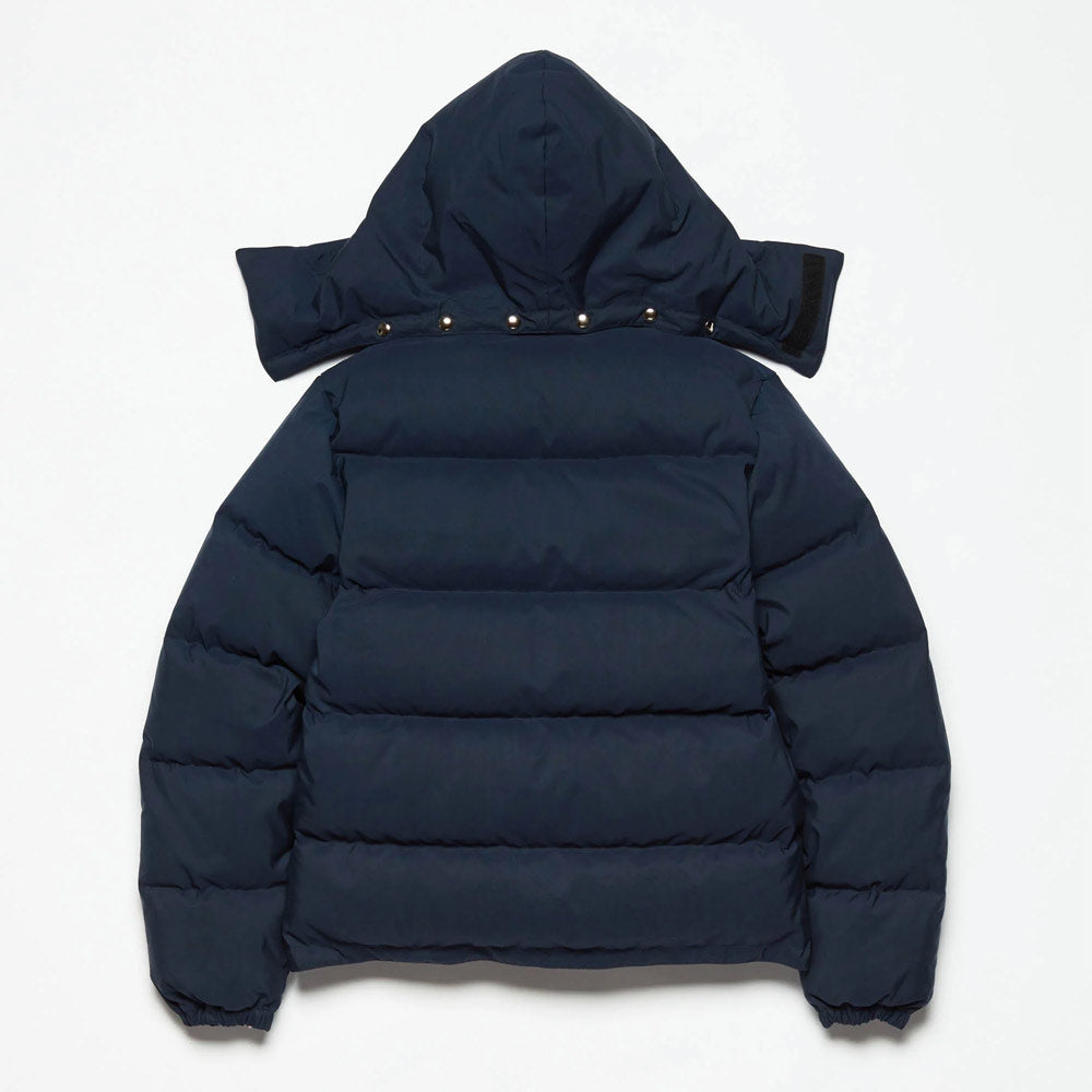 Crescent Down Jacket Down Works Down Sweater  Navy  With Hood