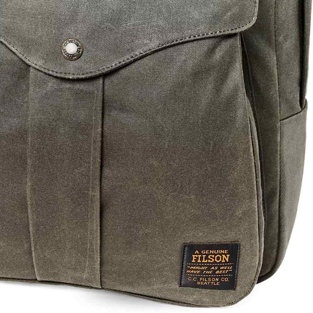 bag a dos filson journeyman backpack otter green  made in tin cloth