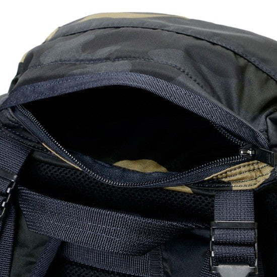Backpack Porter Yoshida co Counter Shade Woodland Khaki top zipper pocket