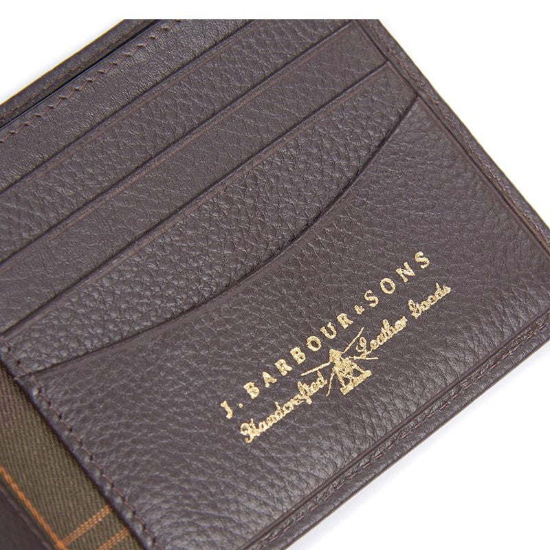Amble Leather Wallet Dark Brown