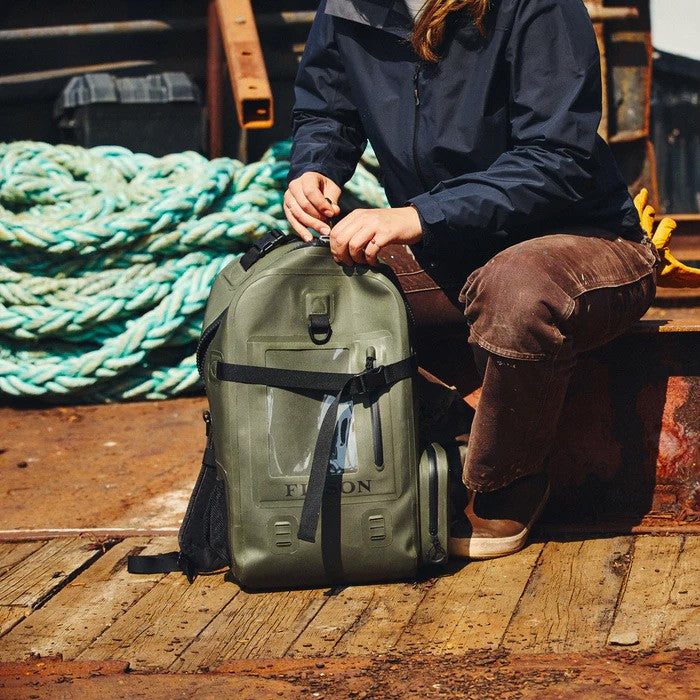 Filson Backpack Dry Bag Green for men