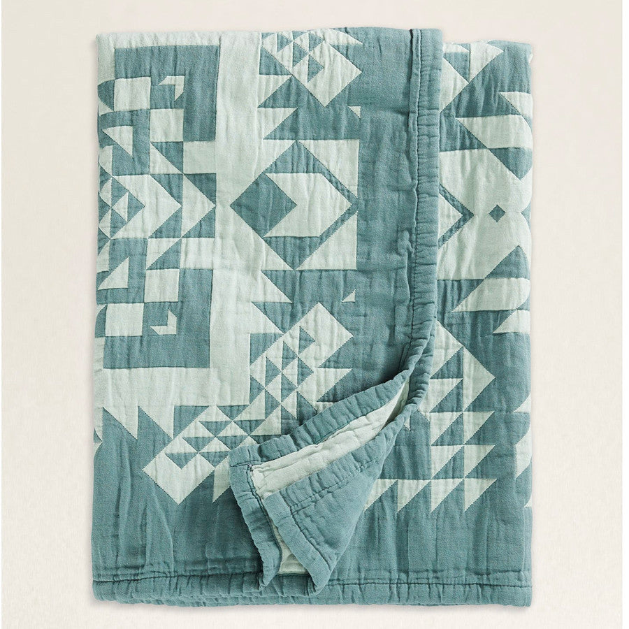 Opal Spring Quilted Cotton Blanket