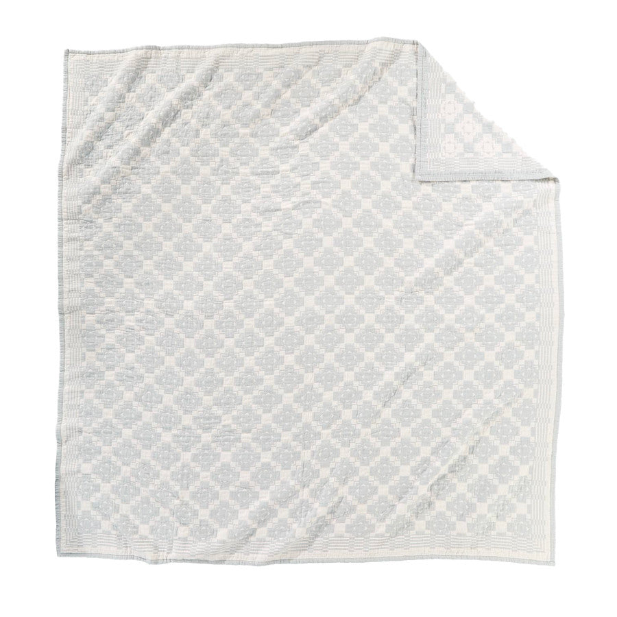 Chief Joseph Slate Quilted Cotton Blanket