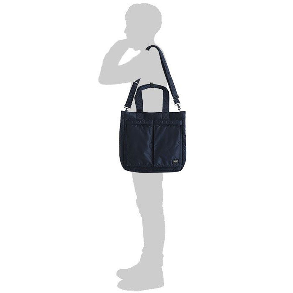 ▷ bag Porter Yoshida & Co Tanker 2 Way Tote Bag Iron Blue