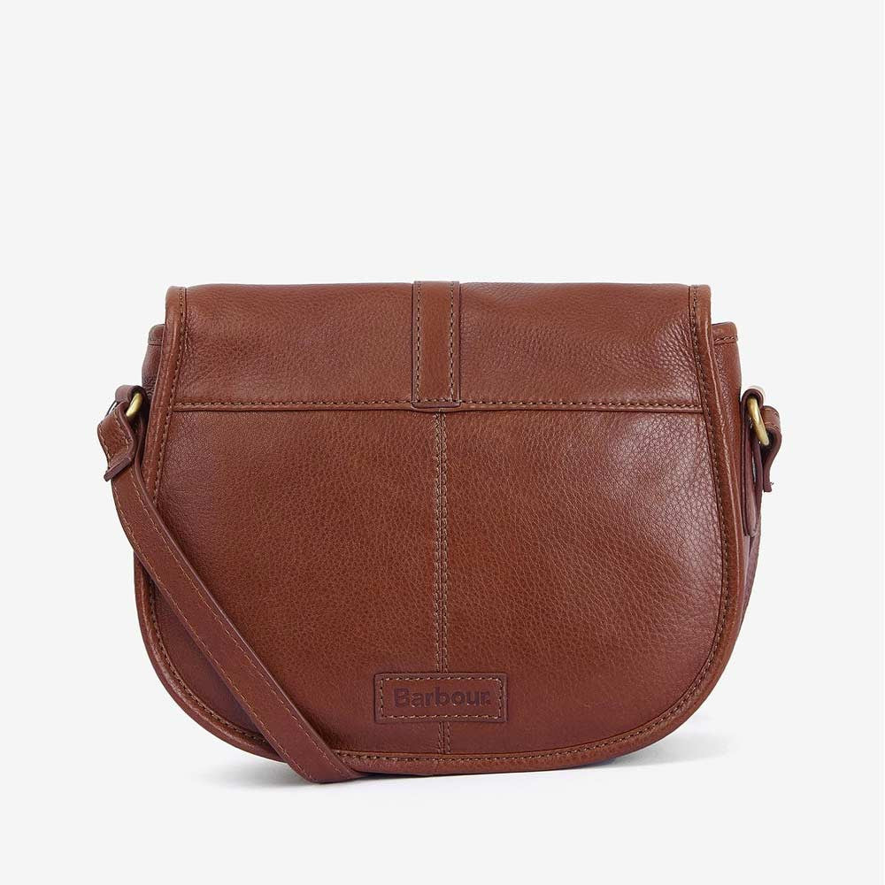 Laire Medium Leather Saddle Brown