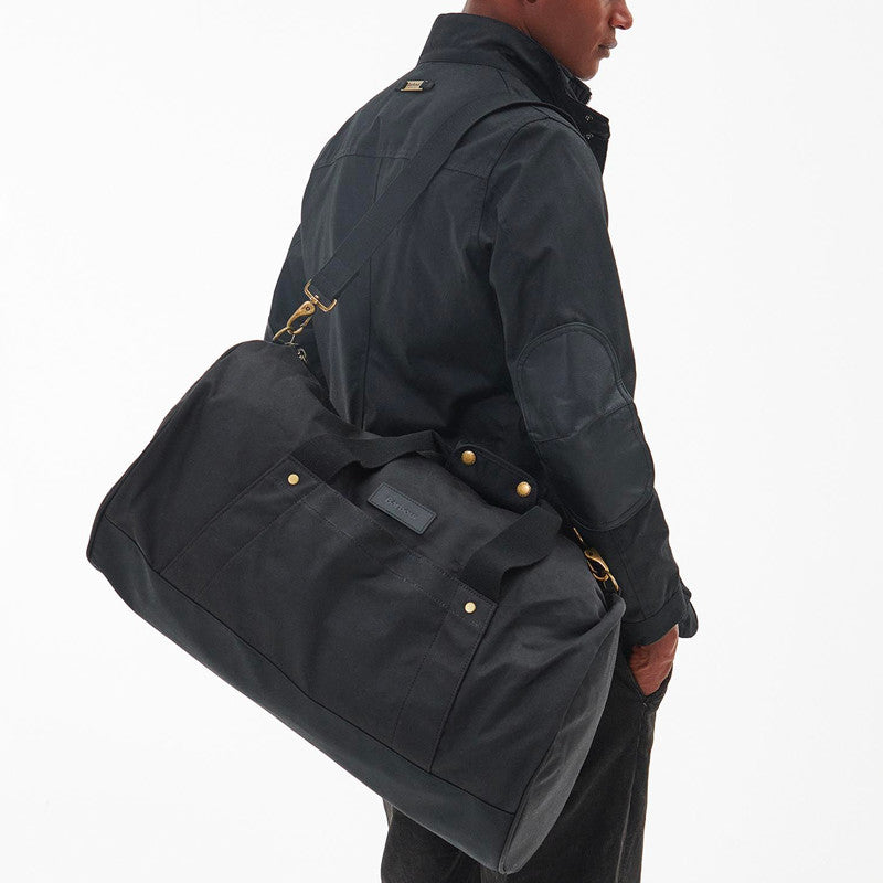 Explorer Wax Duffle Bag Black