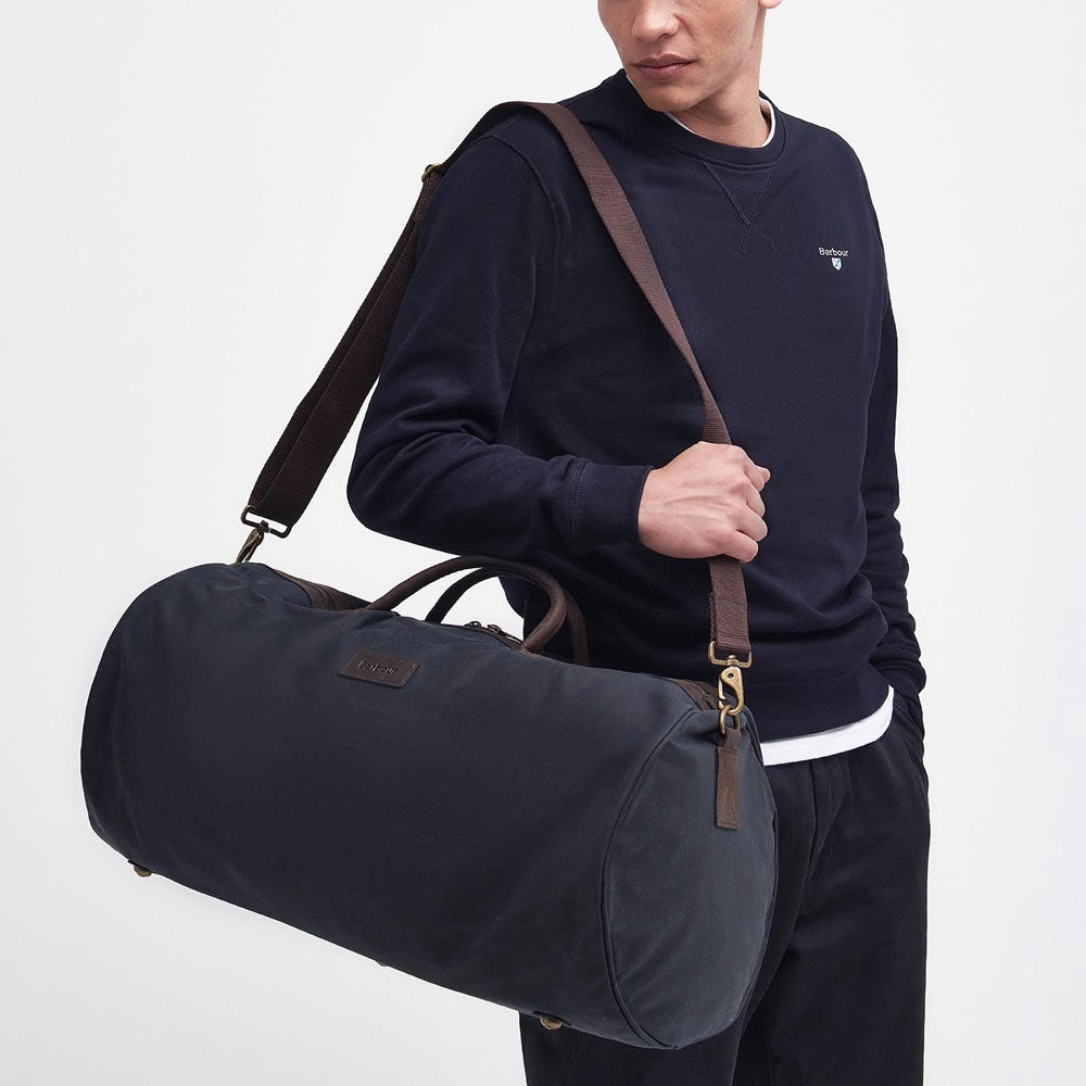 Bolso Barbour Wax Holdall Navy