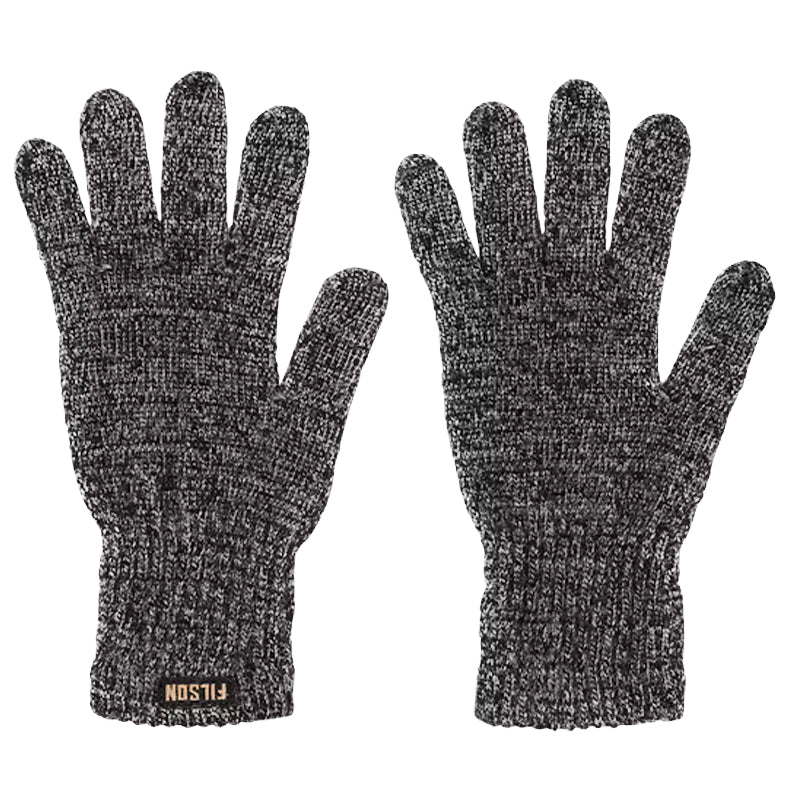 Filson Guantes de punto de dedo entero Charcoal