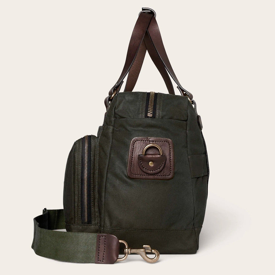 Filson 48-Hour Tin Cloth  Duffle  Otter  Green  lateral