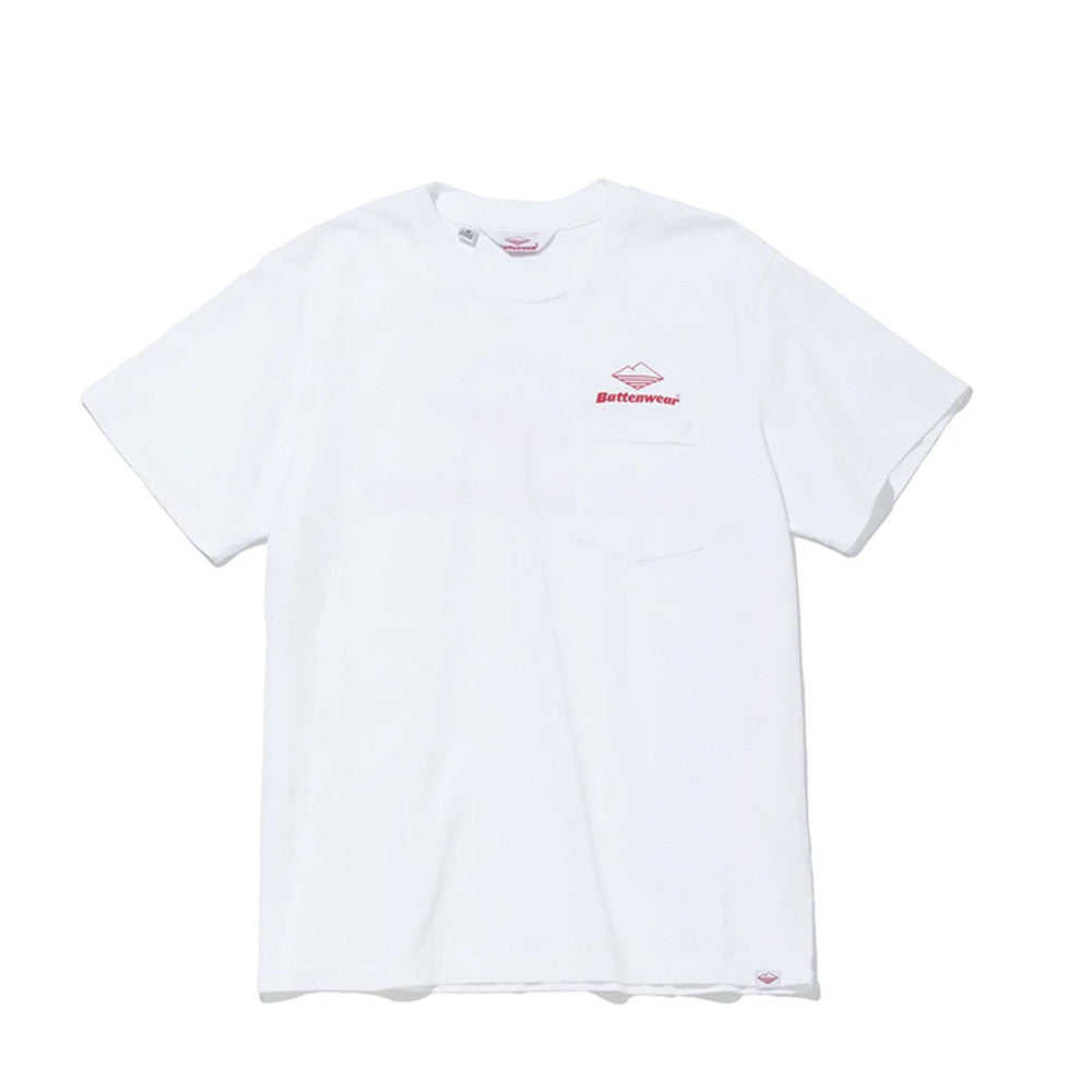 Camiseta de bolsillo Team S/S White