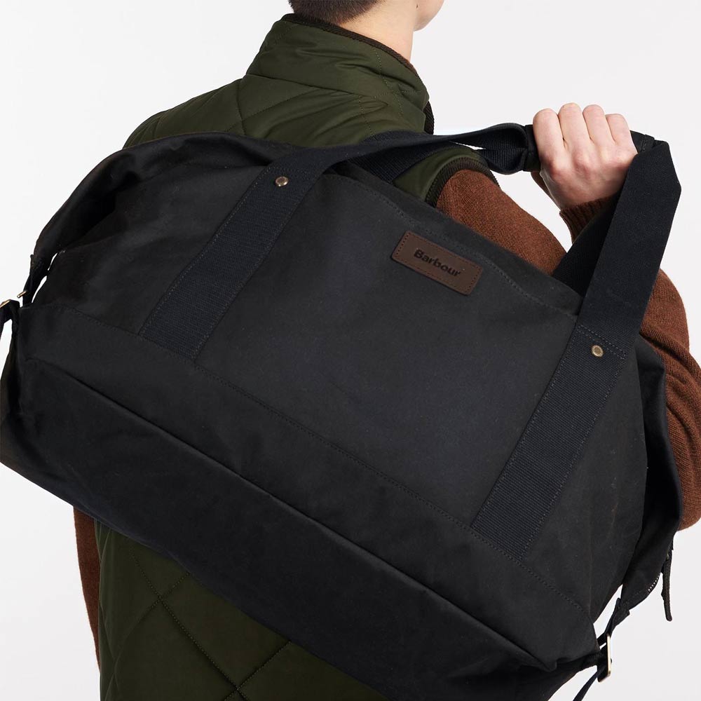 Borsa Barbour Essential Wax Holdall Navy