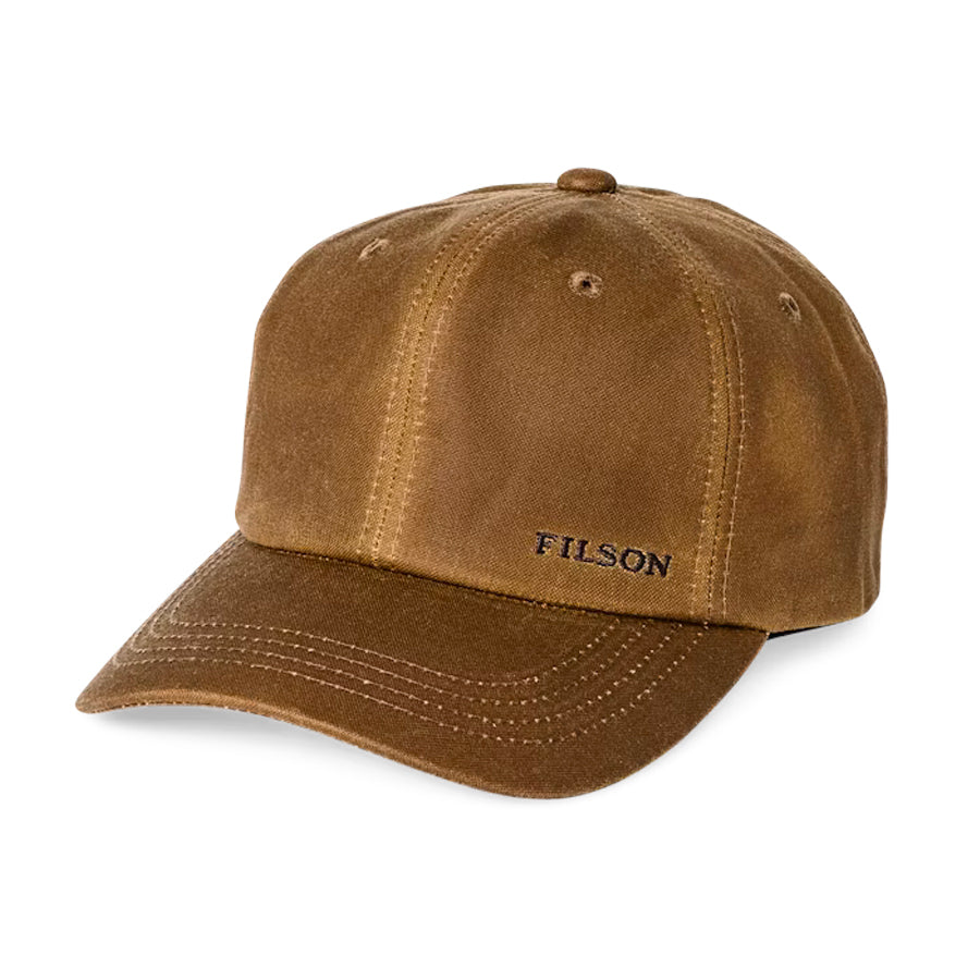 Filson Oil Tin Low-Profile Logger Cap Dark Tan