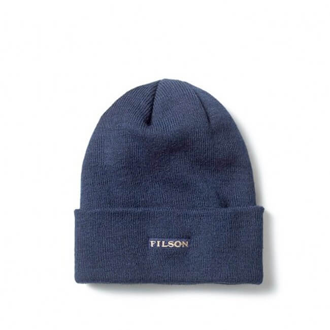 Cappello di lana blu