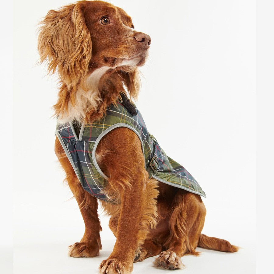 Cappotto impermeabile per cani Tartan