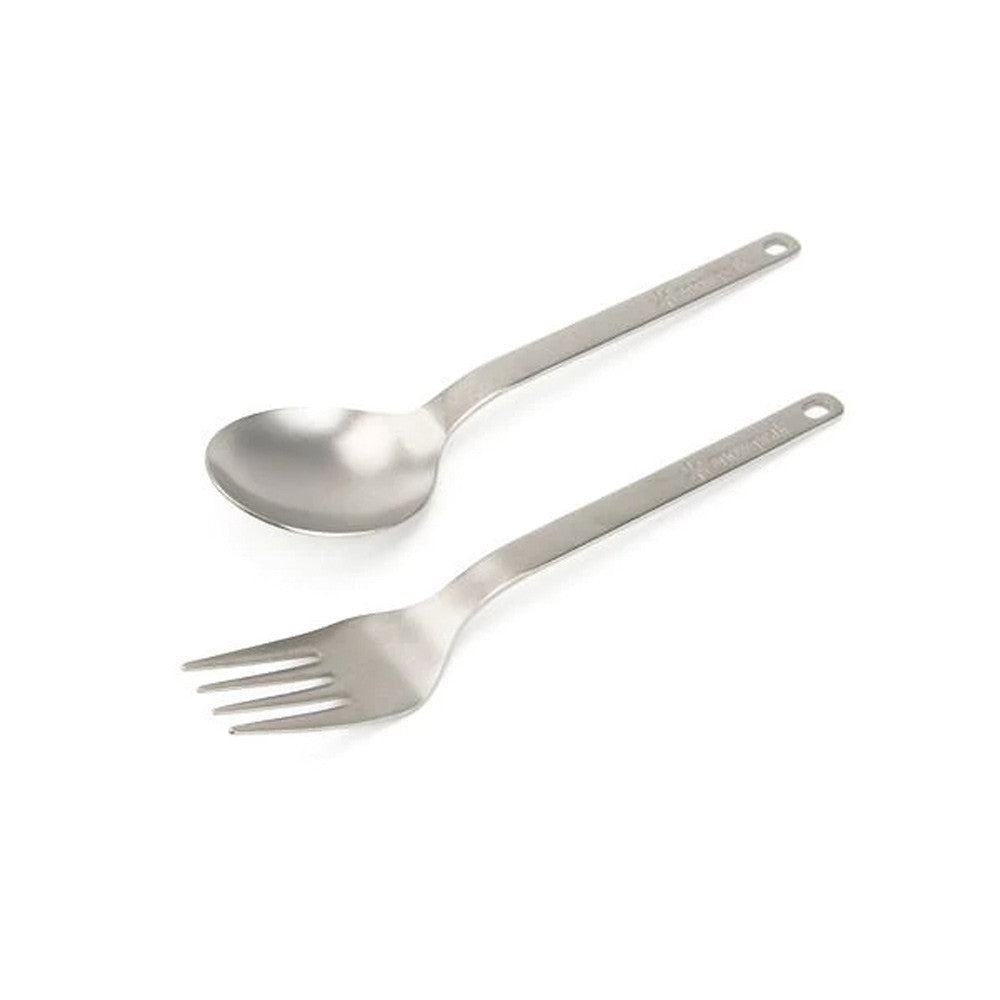 Titanium Set forchetta e cucchiaio