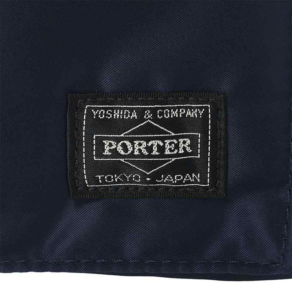 Porter Yoshida  Tanker  Way  Briefcase Black & Co 2 Overnight logo usura frontale