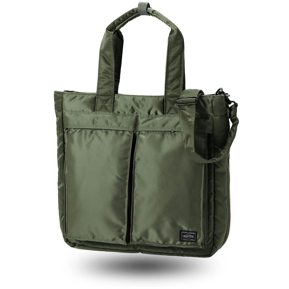 Porter Yoshida  Tanker  Way Tote & Co 2 Borsa Salvia Green